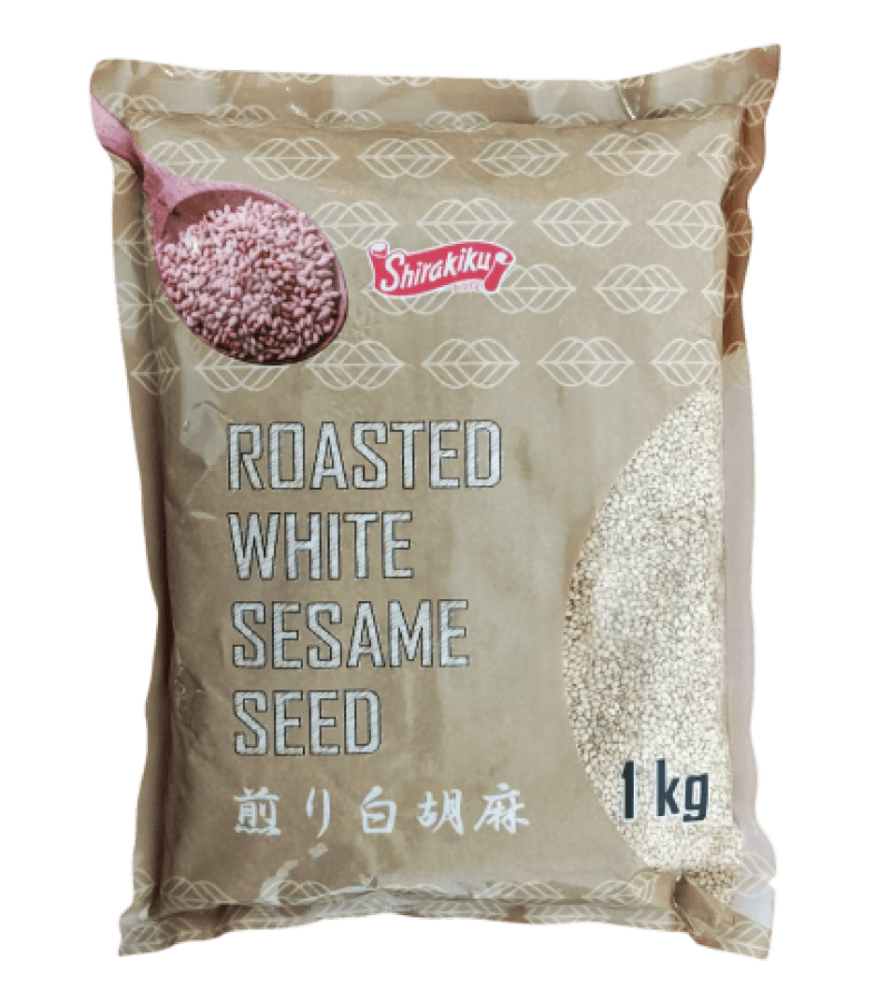 Sezam prażony biały SHIRAKIKU 1kg – chrupiący, naturalny z Indii - obrazek 1