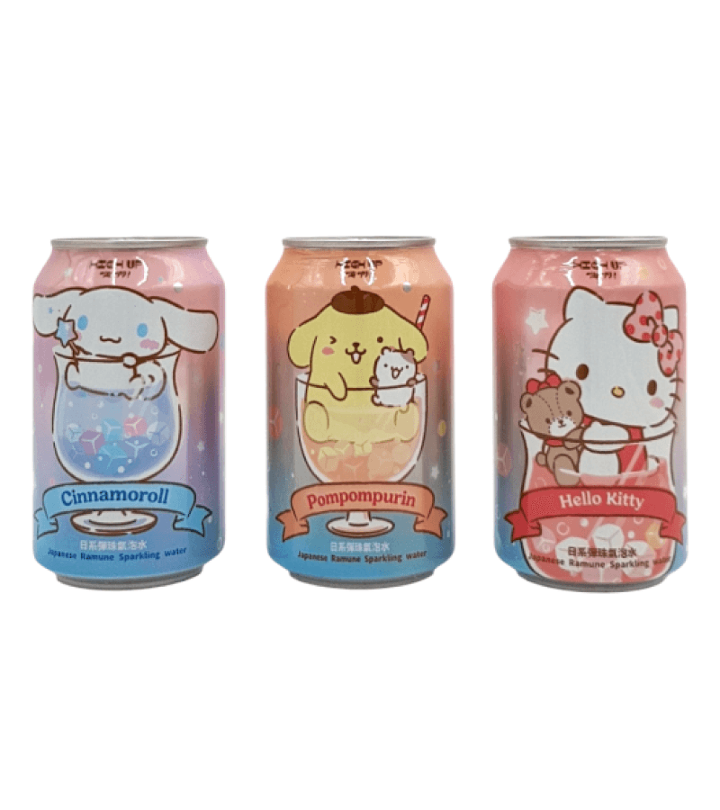 Sanrio HIGH UP 330ml – Gazowany Napój Ramune o Smaku Oryginalnym - obrazek 2
