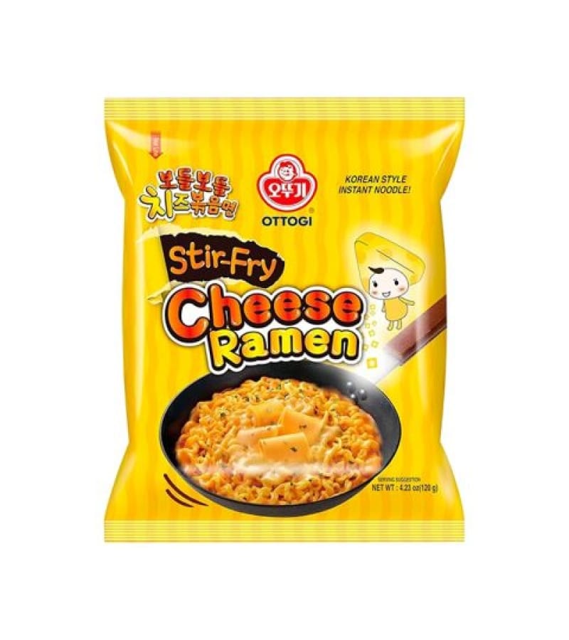 Makaron błyskawiczny stir-fry serowy OTTOGI 130g – szybki smak - obrazek 1
