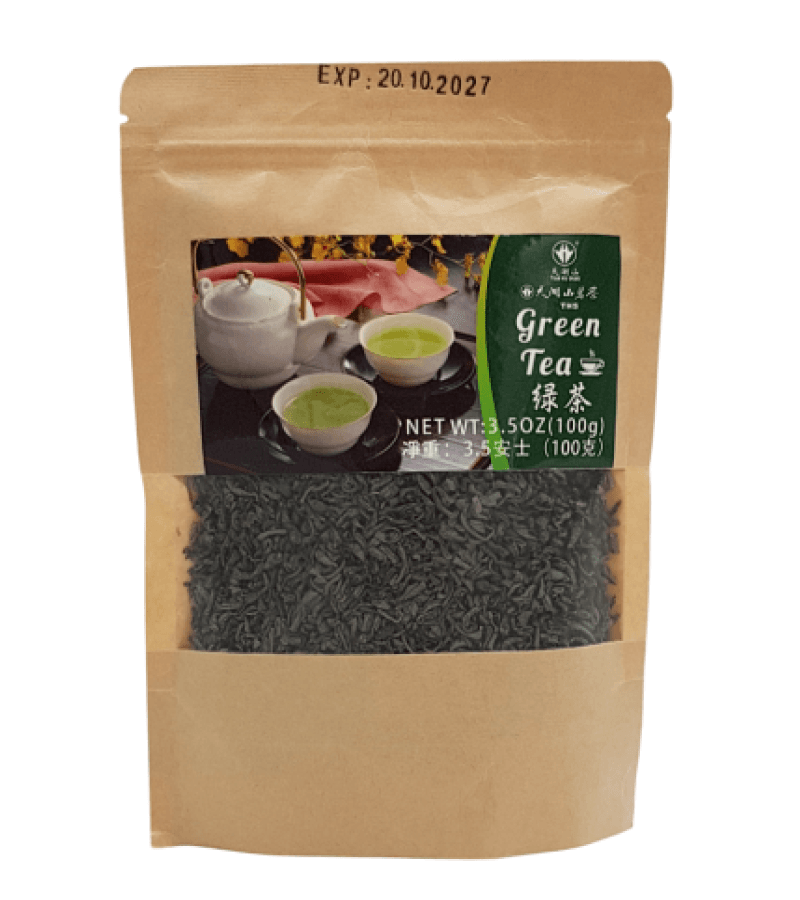 Herbata zielona liściasta THS 100 g – naturalna i aromatyczna - obrazek 1
