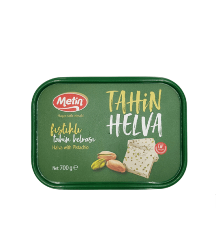 Chałwa pistacjowa turecka METIN 700g – smak premium w plastiku