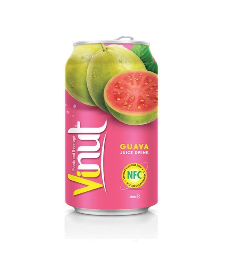 Napój Guawa VINUT 330ml – Orzeźwiający smak egzotyki - obrazek 1