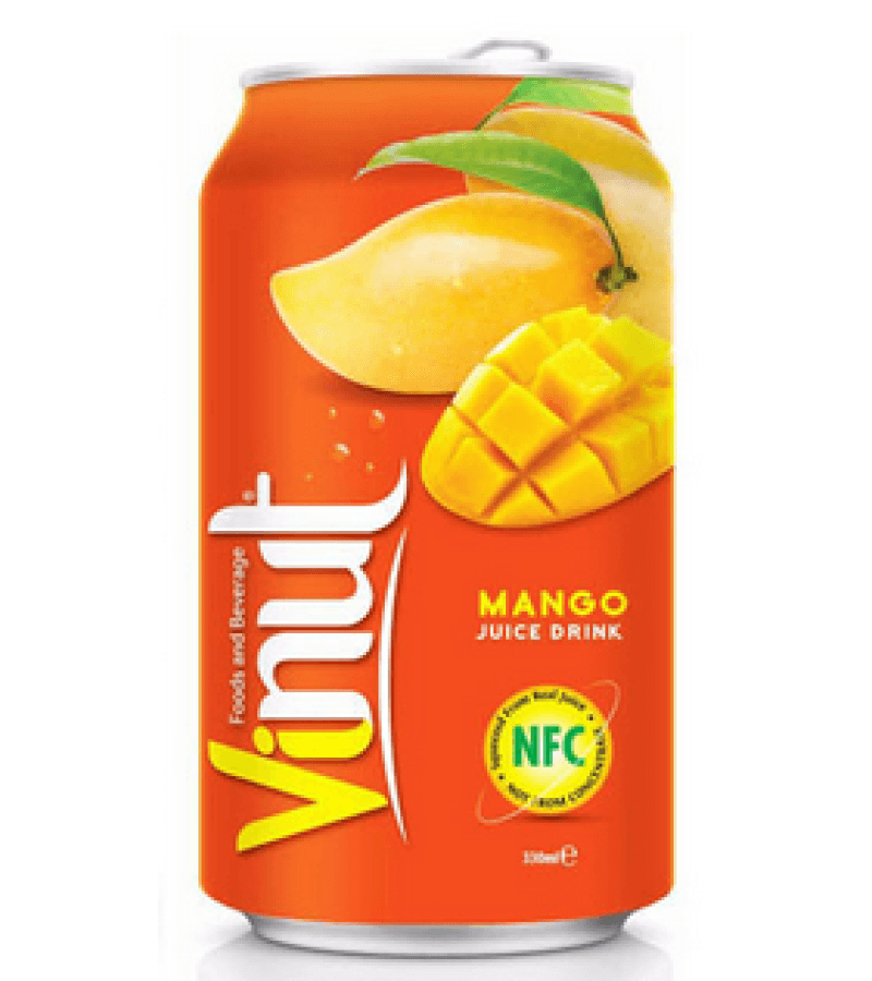 Napój Mango VINUT 330ml – Orzeźwiający Smak Egzotyki - obrazek 1