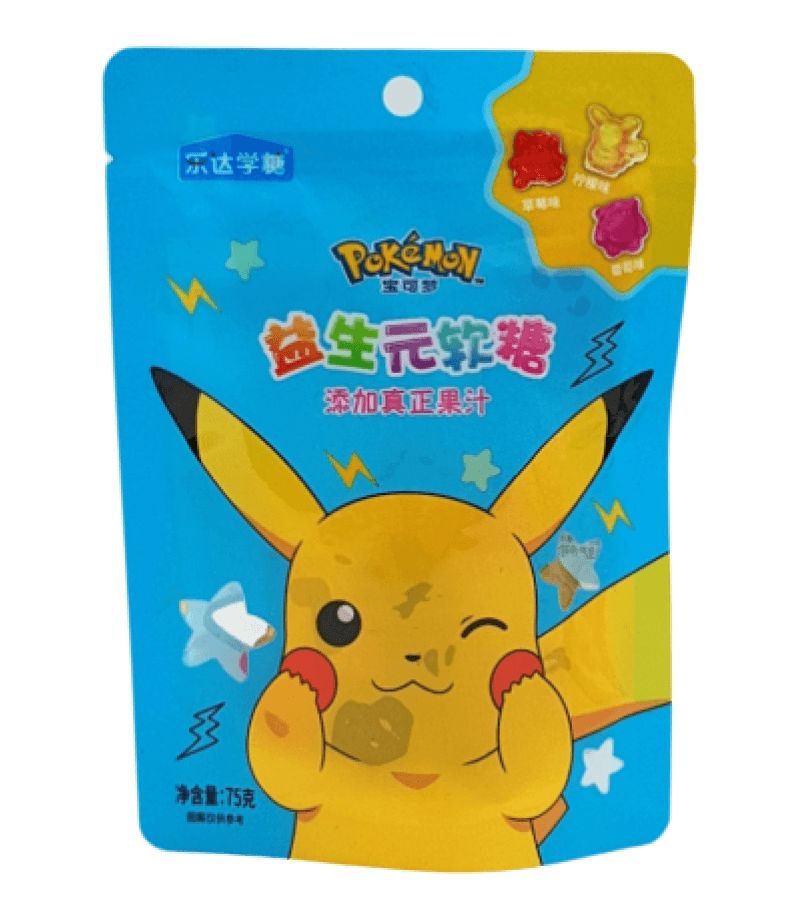 Żelki owocowe z probiotykami Pokémon LEDA 75g – zdrowa przekąska - obrazek 1