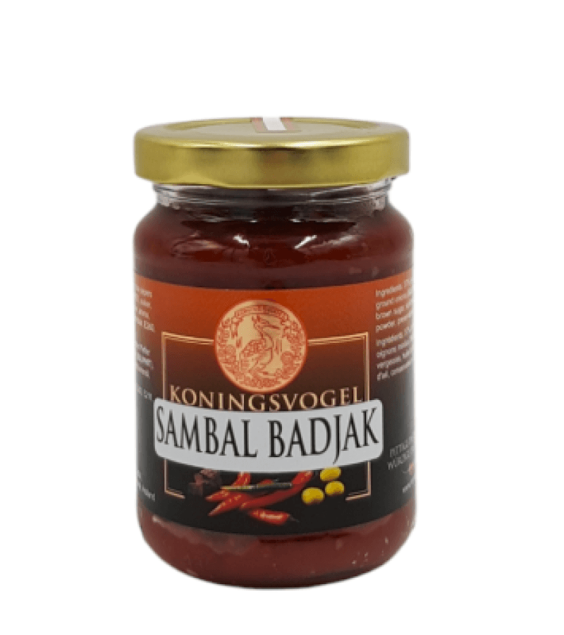 Sambal Oelek Badjak KONINGSVOGEL 200g – Ostra Pasta Chili - obrazek 1