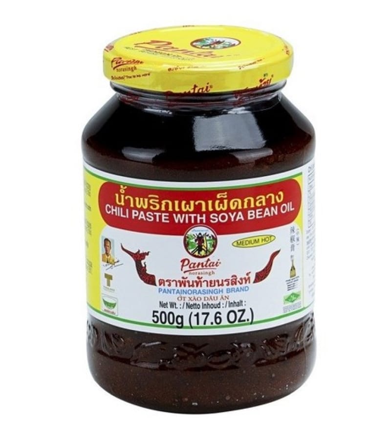 Pasta Chili Średnio Ostra z Olejem Sojowym Pantai 500g - obrazek 1