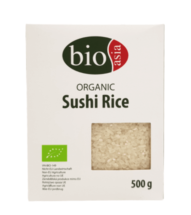 Ryż Do Sushi Bio 500g Organic Asia – Naturalny i Ekologiczny - obrazek 1