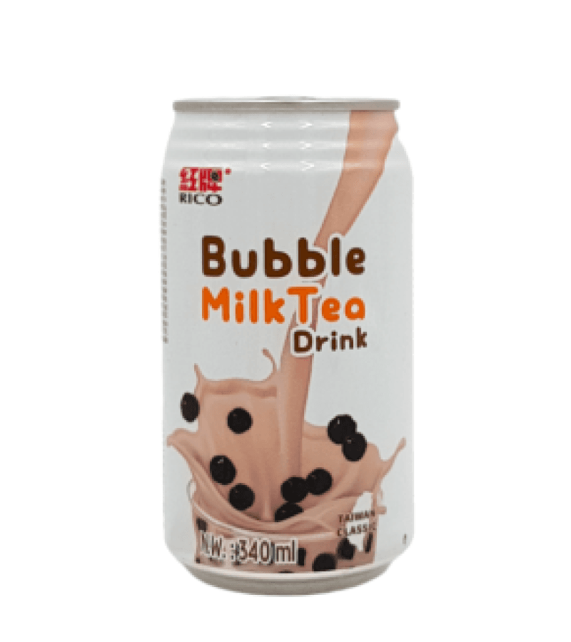 Napój Bubble Milk Tea Rico 340 ml – Kremowy Smak Mleczny - obrazek 1