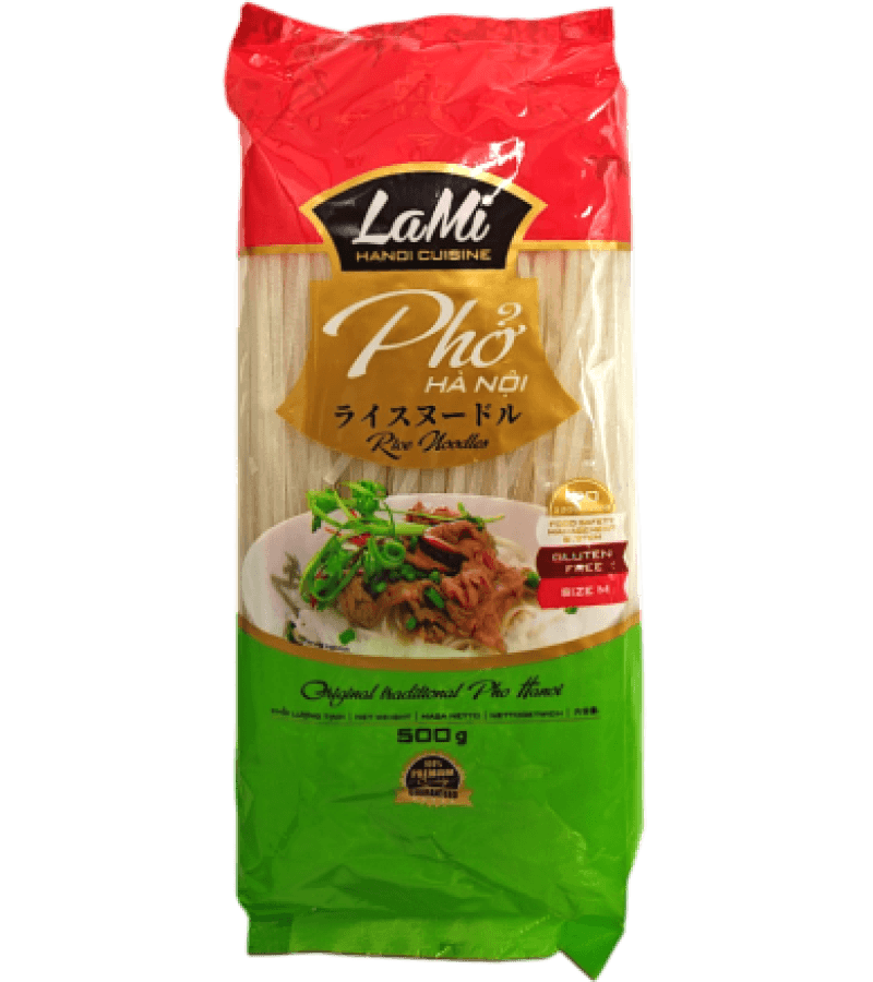 Makaron Ryżowy LaMi Pho 4mm Hiep Long 500g – Idealny do Zup - obrazek 1