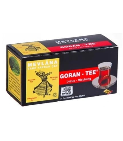 Herbata czarna Mevlana GORAN-TEE 25 torebek 62,5 g – aromatyczna