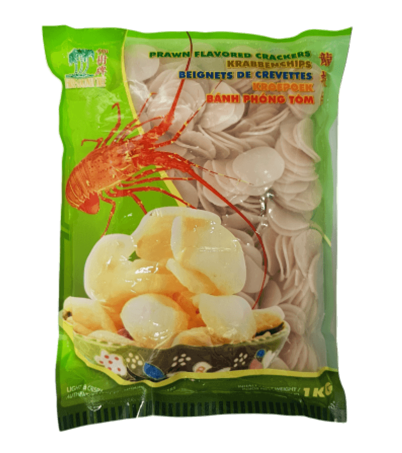 Chipsy krewetkowe z tapioki TCT 1kg – chrupiąca przekąska - obrazek 1