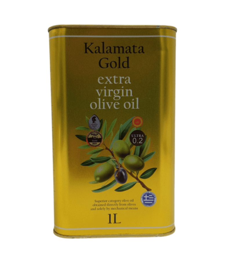 Oliwa z Oliwek Kalamata Gold Extra Virgin 1L – Ultra Premium - obrazek 1