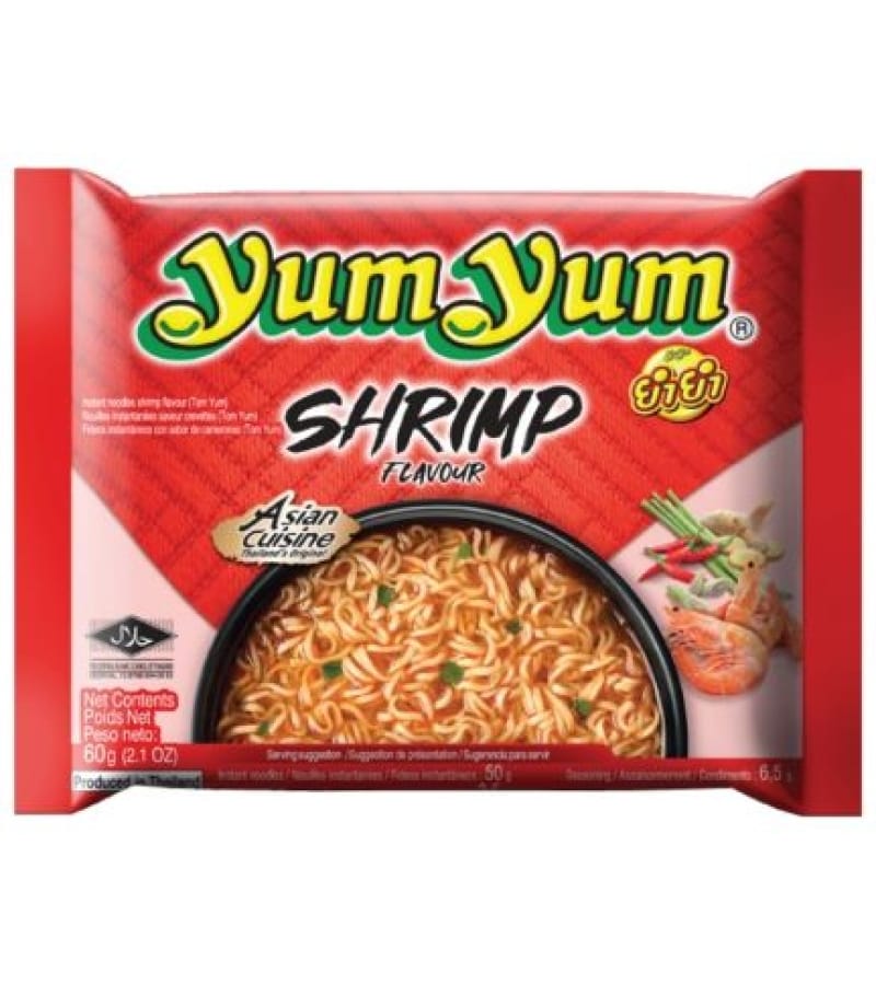 Zupka instant YUMYUM krewetki 60g – karton 30 szt - obrazek 2