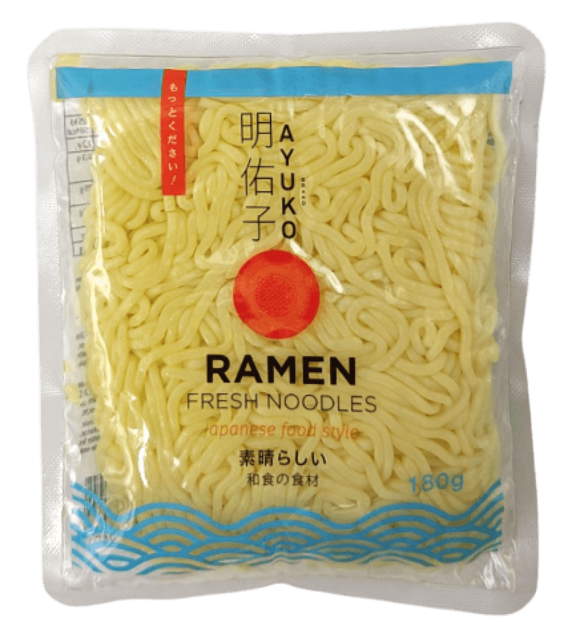 Makaron Ramen Świeży AYUKO 180g – Autentyczny Smak Japonii - obrazek 1