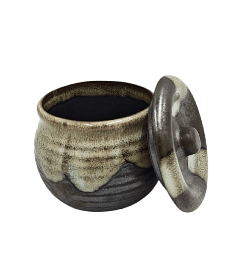 Ceramiczna Miska do Kimchi Jade Temple z Pokrywką – Trwała i Stylowa - obrazek 2