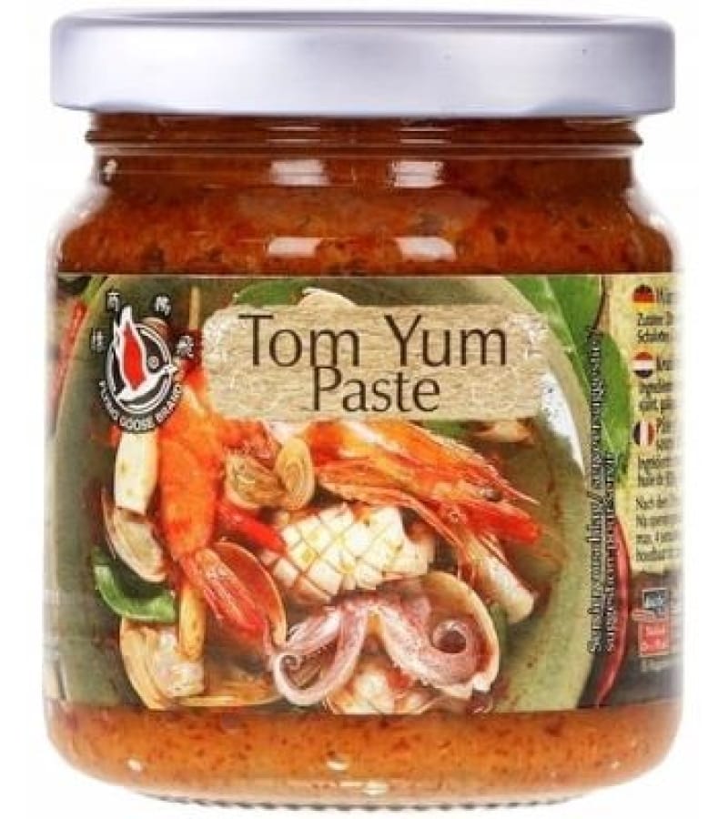 Pasta do zupy Tom Yum Flying Goose 195g – Autentyczny smak Tajlandii - obrazek 1