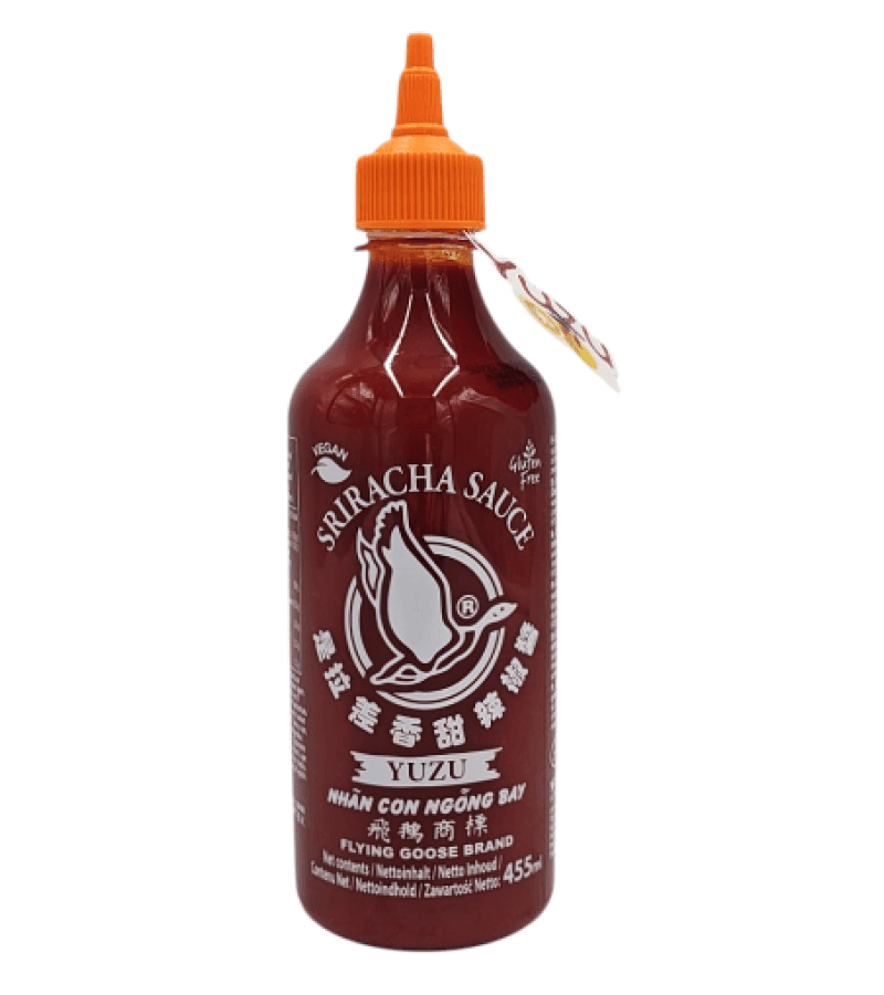 Sriracha Yuzu Flying Goose 455 ml – Pikantny Sos z Cytrusową Nutą - obrazek 1