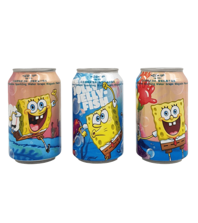 Napój gazowany winogronowy Spongebob HIGH UP 330ml – orzeźwienie - obrazek 2