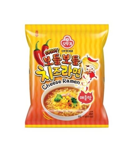 Zupka Ramen OTTOGI 111g Ostry Ser – Błyskawiczny Smak