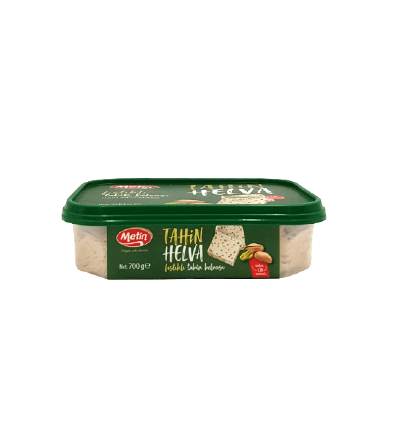 Chałwa pistacjowa turecka METIN 700g – smak premium w plastiku - obrazek 2