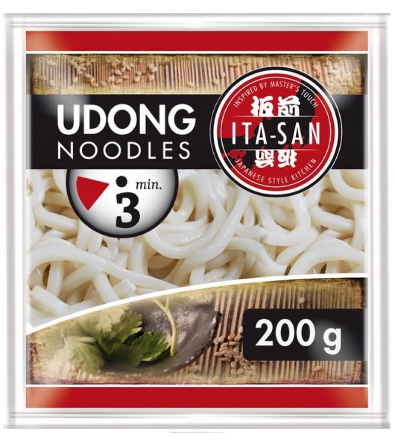 Makaron Udon ITA-SAN 200g – Autentyczny Japoński Smak - obrazek 1