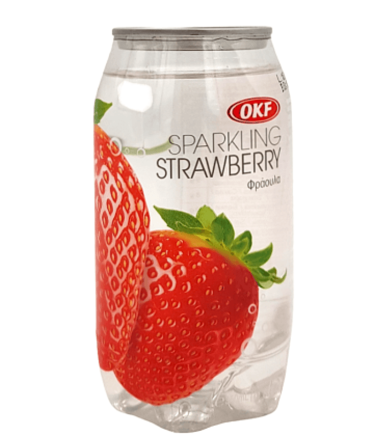 Napój truskawkowy OKF 350ml – orzeźwiający smak lata - obrazek 2