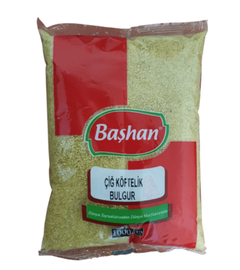 Kasza Bulgur Drobna BASHAN 1kg – Idealna do Çiğ Köfte - obrazek 1