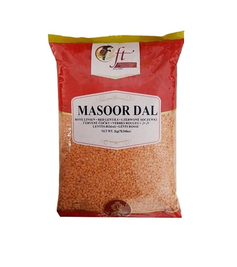 Soczewica czerwona Masoor Dal CFT 2kg – naturalna i zdrowa - obrazek 1