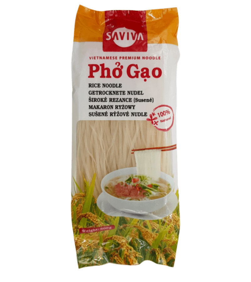 Makaron ryżowy Pho Gao SAVIVA 500g – autentyczny smak Wietnamu - obrazek 1