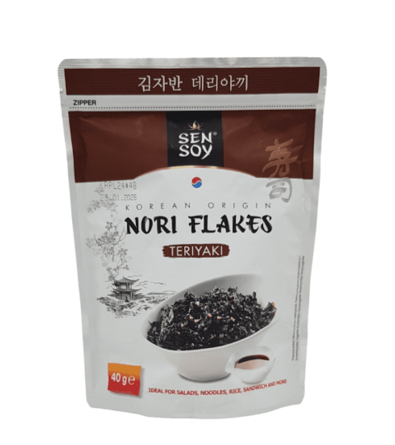 Snacki Nori Teriyaki SEN SOY 40g – Smak Azji w Płatkach - obrazek 1