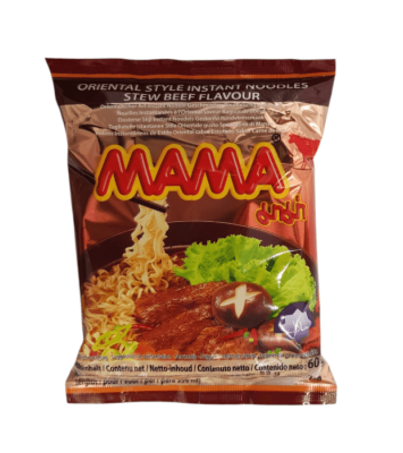 Zupka Błyskawiczna Hot Stew Beef Mama 60g – Smak Gulaszu - obrazek 1