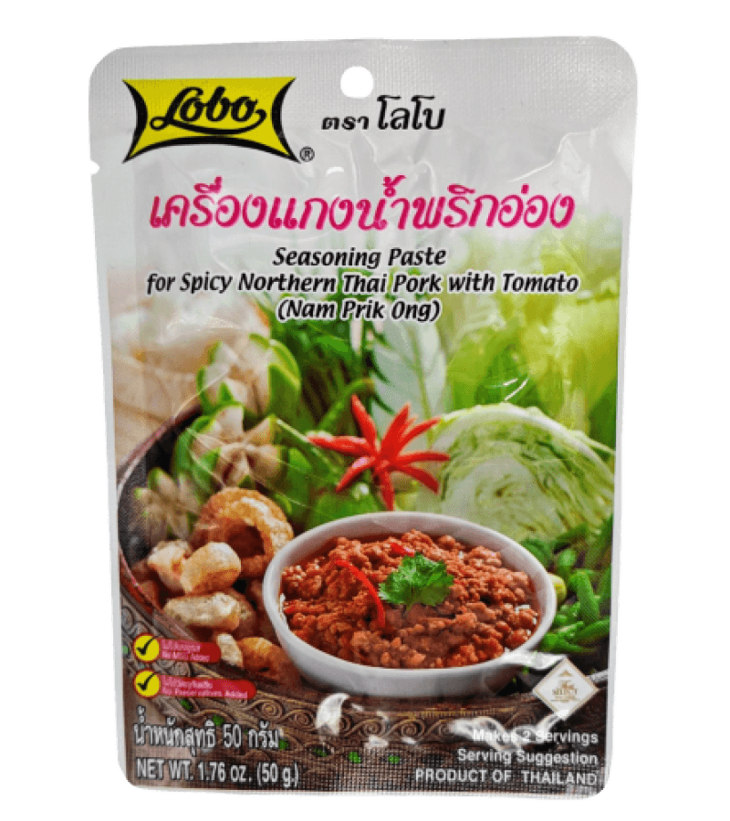 Pasta Nam Prik Ong 50g – Tajska przyprawa do wieprzowiny z pomidorem - obrazek 1