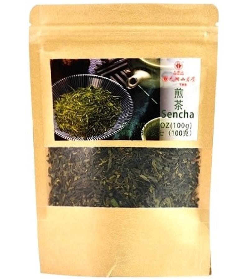 Herbata Zielona Sencha 100g TIAN HU SHAN – Naturalna Świeżość - obrazek 1