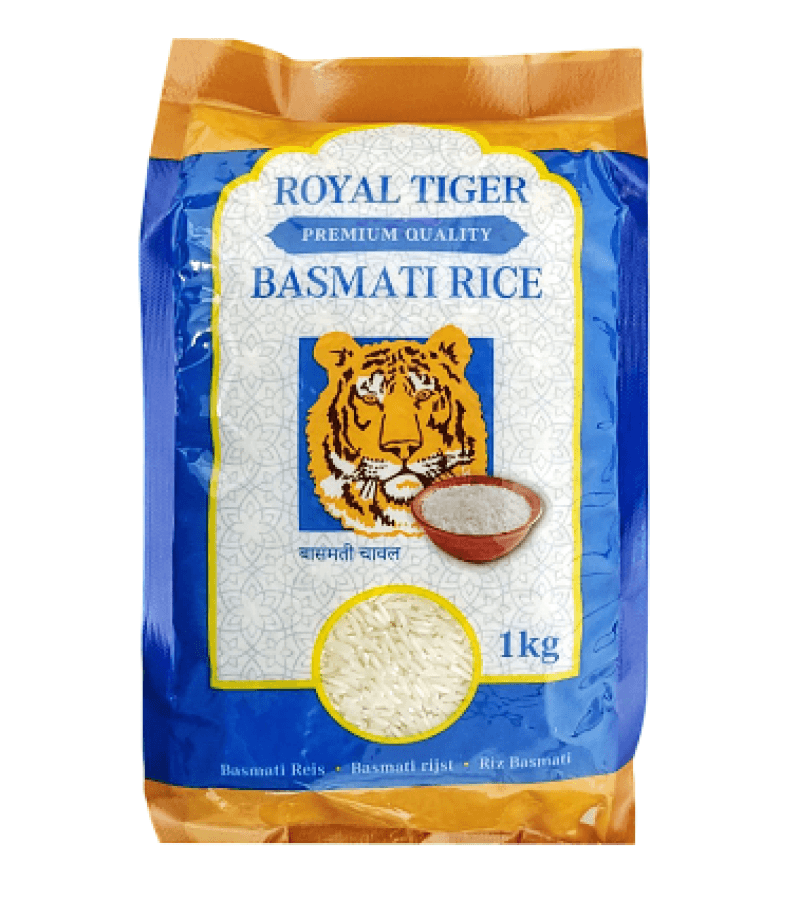Ryż Basmati Royal Tiger 1kg – Aromatyczny i Sypki - obrazek 1