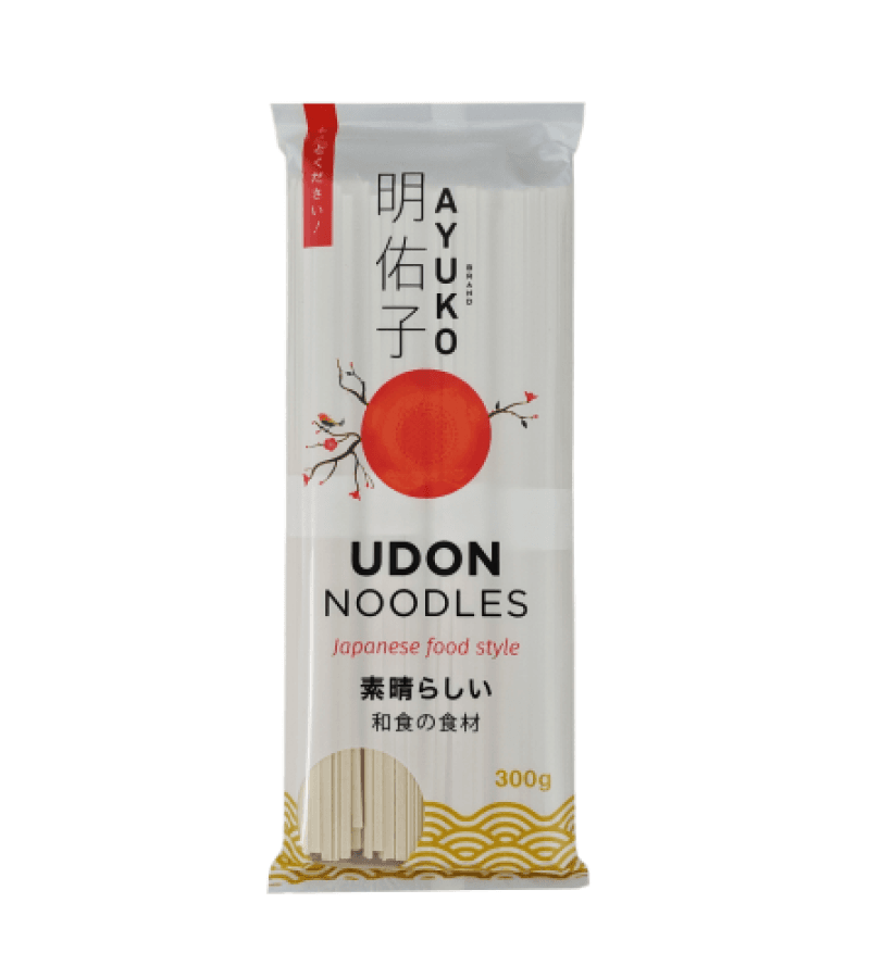 Makaron Udon Japoński AYUKO 300g – Autentyczny Smak Japonii - obrazek 1