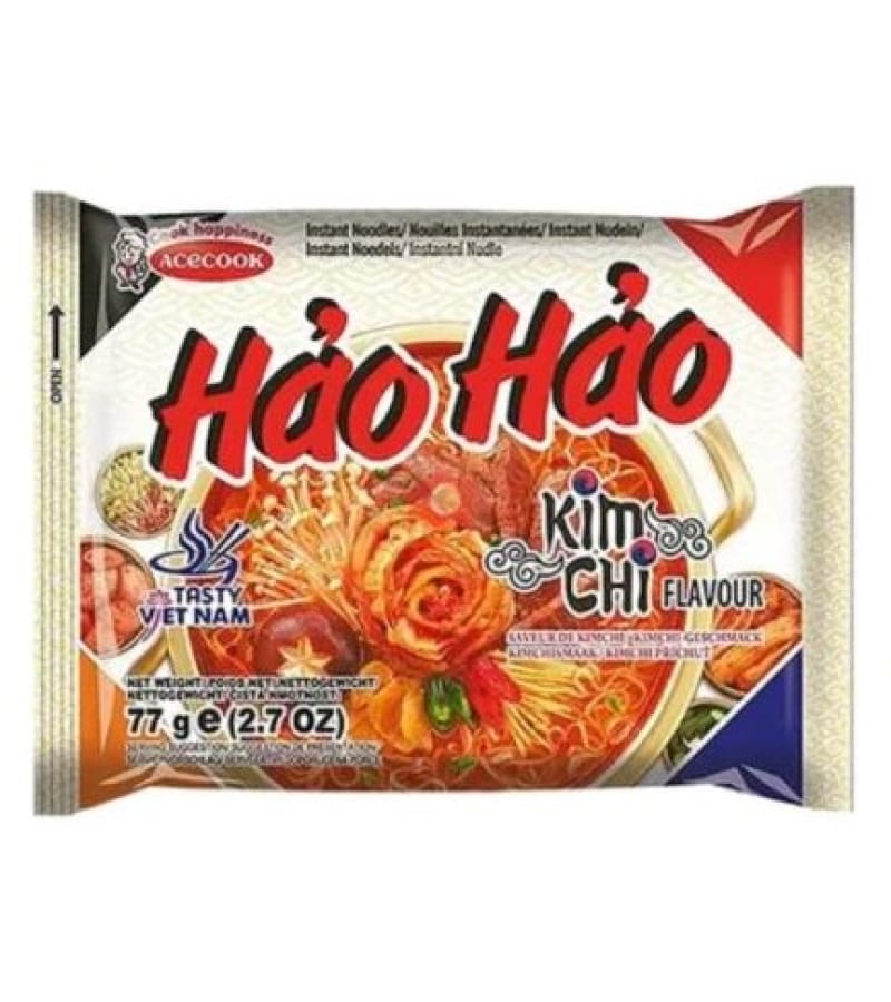 Zupka Hao Hao Kimchi 77g – Pikantny smak Azji instant - obrazek 1