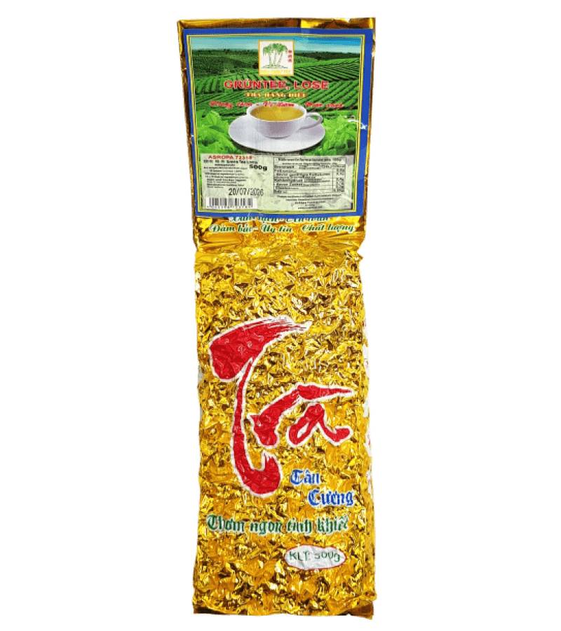 Herbata Zielona Tra Hang Dieu Thai Nguyen 500g – Naturalna Świeżość - obrazek 1