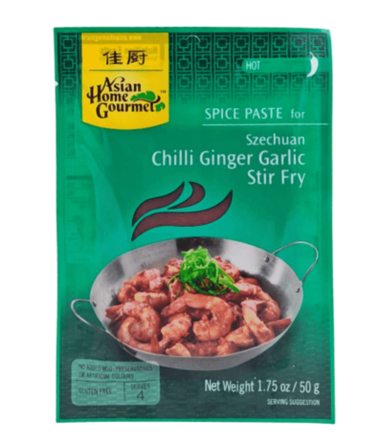 Pasta Chili z Czosnkiem i Imbirem 50g AHG – Pikantna do Stir-Fry - obrazek 1
