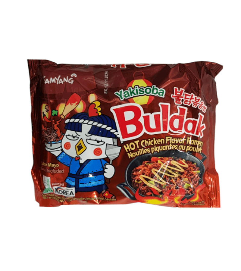 Samyang Yakisoba 130g – Ostry Kurczak Buldak Instant Ramen - obrazek 1