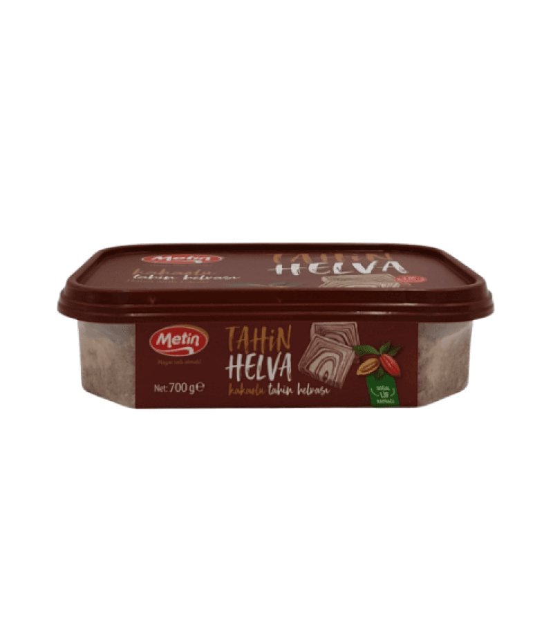 Chałwa kakaowa turecka METIN 700g – słodka przekąska w plastiku - obrazek 2