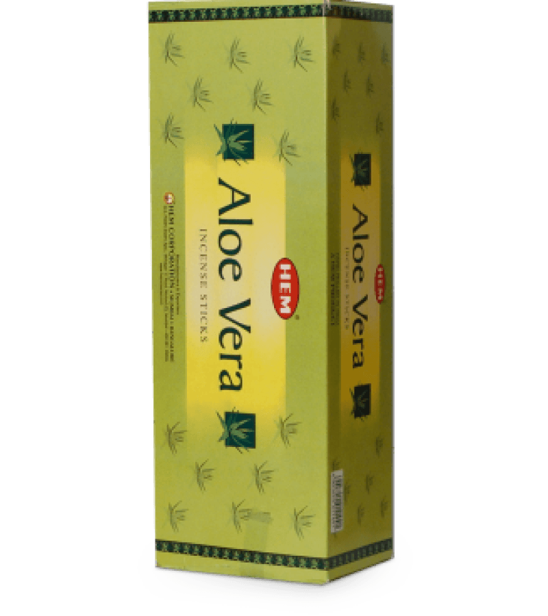 Kadzidełka Hem Aloe Vera 20 szt. – Naturalny Zapach Indii - obrazek 1