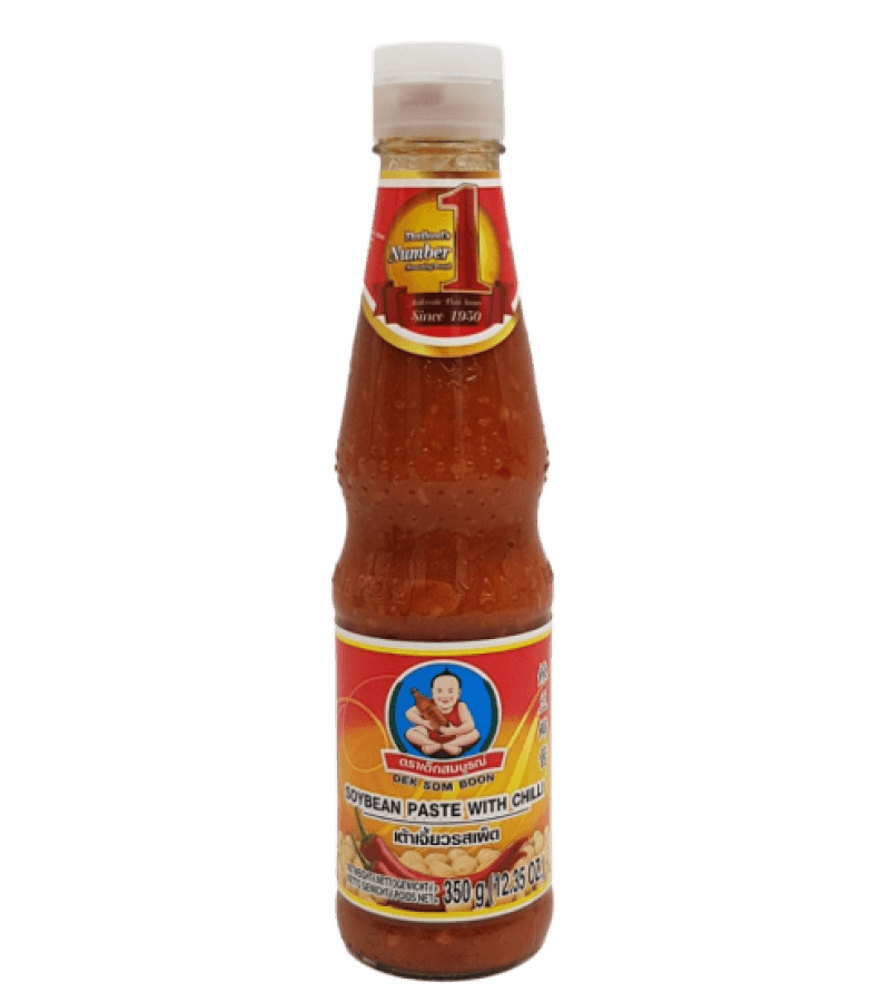 Pasta sojowa z chili Dek Som Boon 350g – pikantny smak - obrazek 1