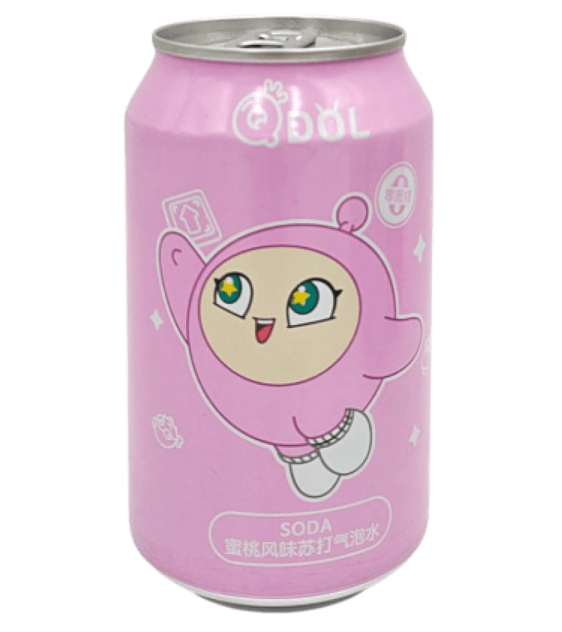 Egg Party QDOL 330ml – Gazowany napój brzoskwiniowy z jaśminem - obrazek 1
