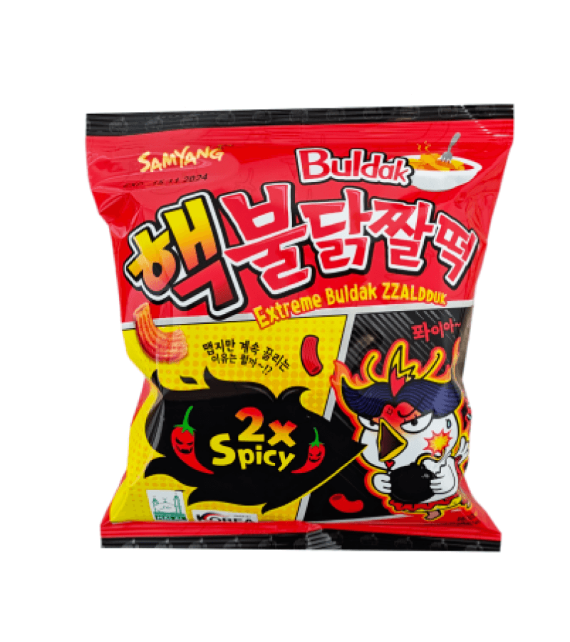 Chrupki Extreme Buldak Zzalduk 2xSpicy Samyang 80g – Bardzo Ostre - obrazek 1