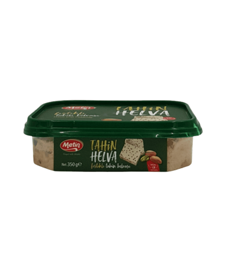 Chałwa pistacjowa turecka METIN 350g – smak premium w plastiku - obrazek 2