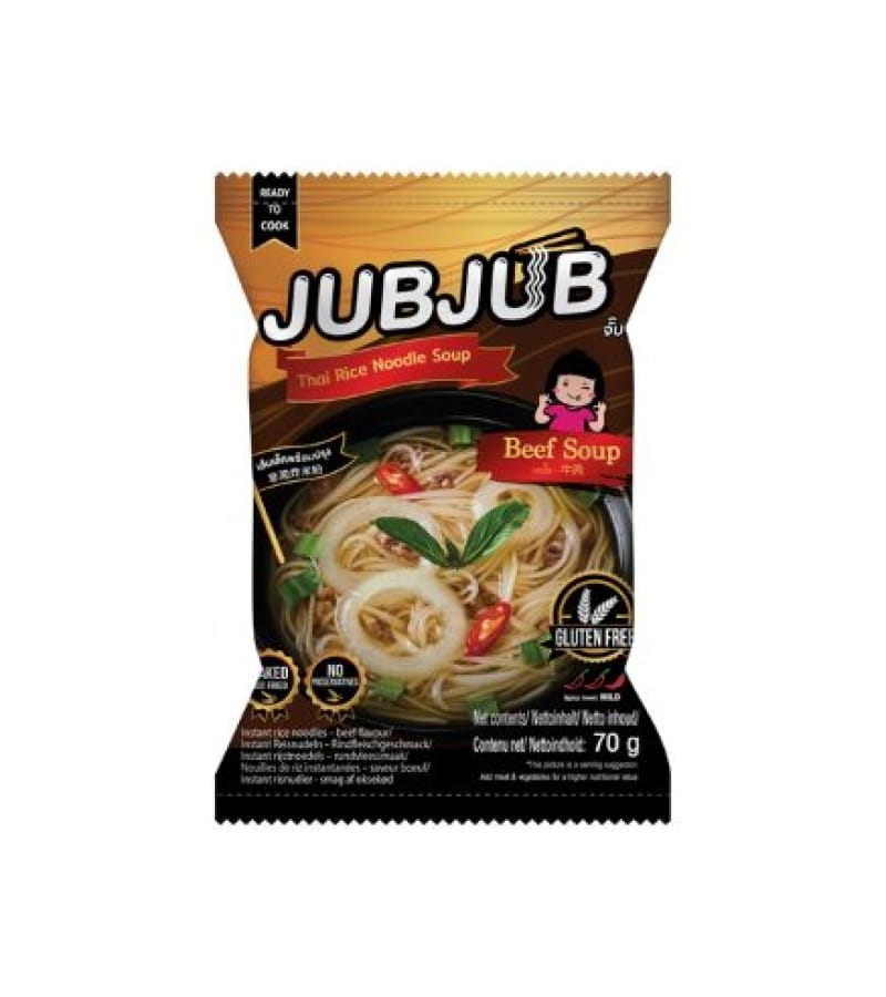Zupka błyskawiczna JUB JUB wołowina 70g – makaron ryżowy - obrazek 1