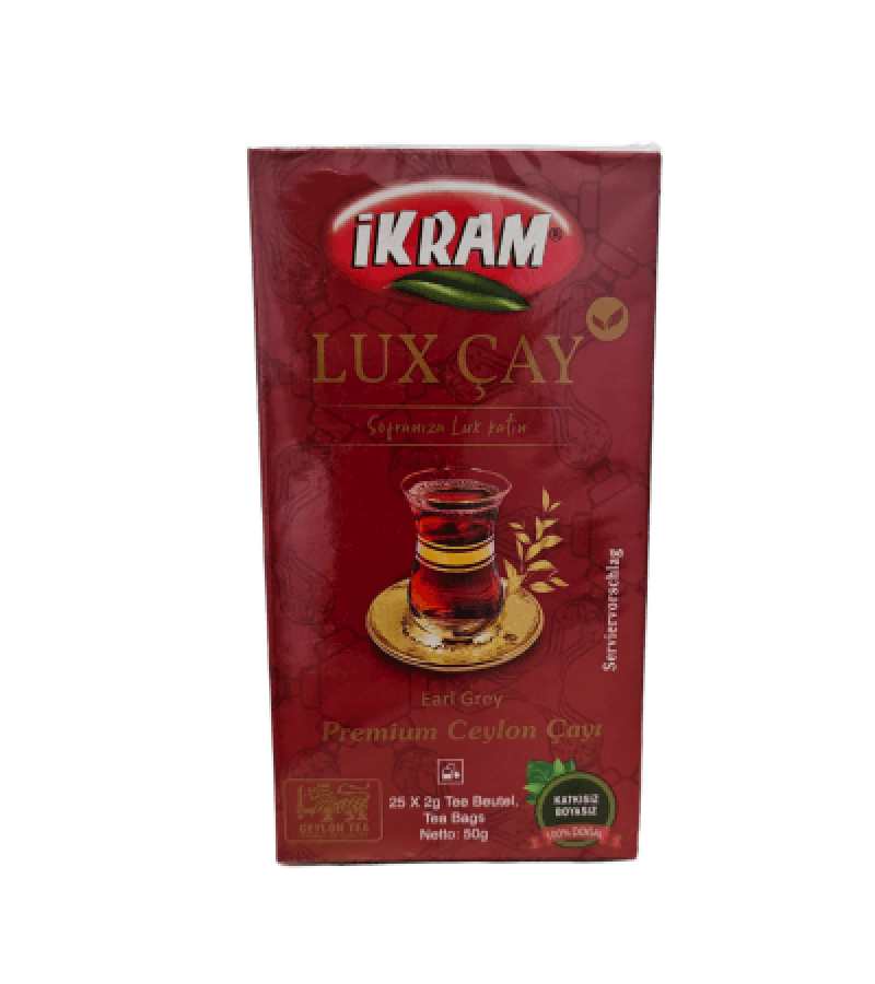 Herbata Czarna Cejlońska Earl Grey Ikram 25 torebek Premium - obrazek 1