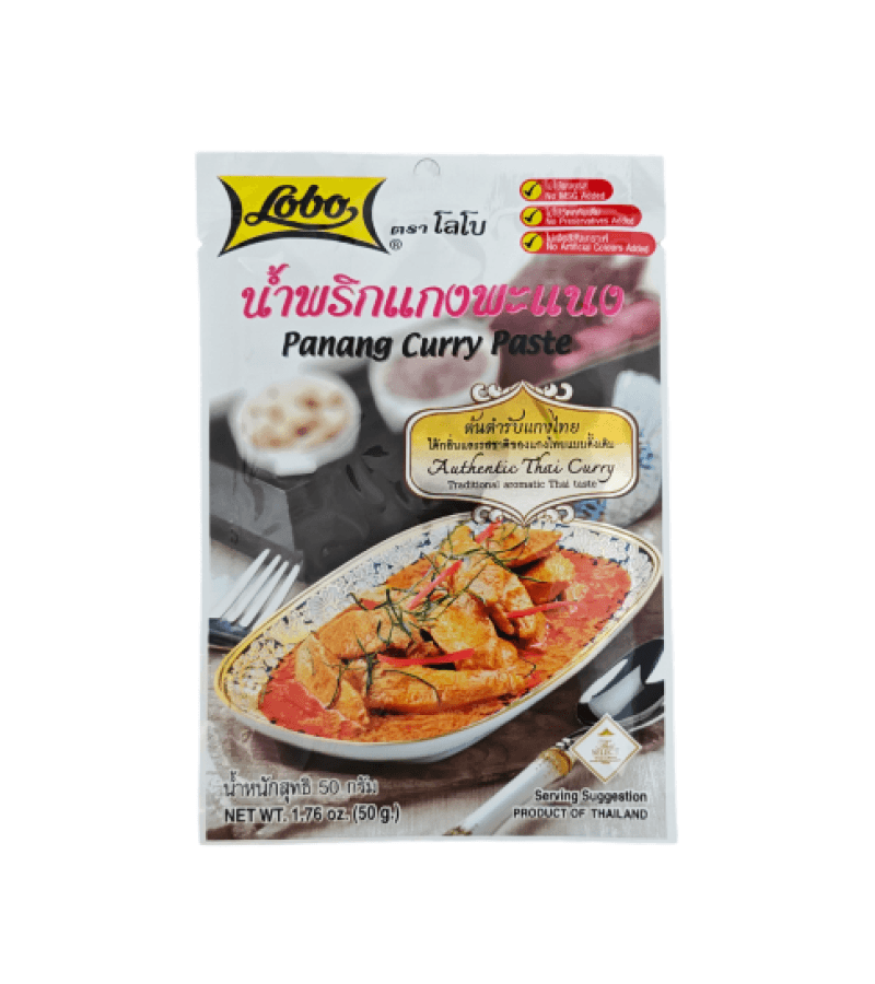 Pasta Curry Panang Tajska Lobo 50g – Autentyczny Smak Tajlandii - obrazek 1