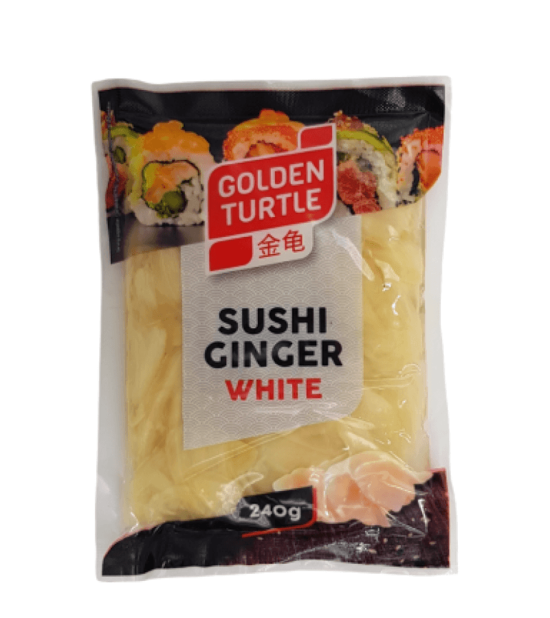 Imbir marynowany Golden Turtle 240g – naturalny smak sushi - obrazek 1