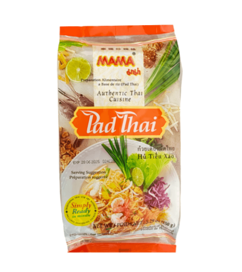 Makaron Ryżowy Instant MAMA 150g z Autentycznym Sosem Pad Thai - obrazek 1